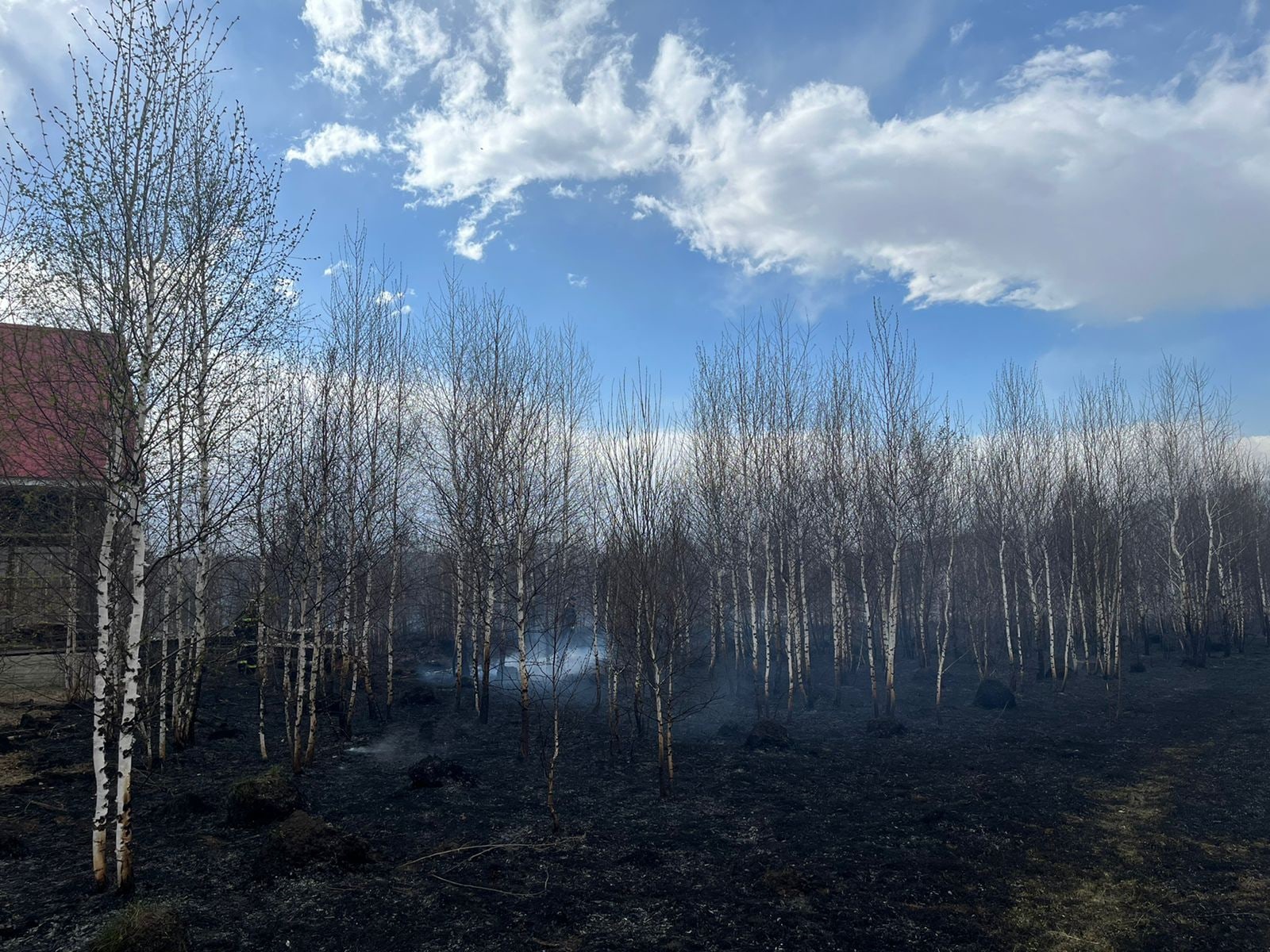 В Салаватском районе едва не сгорела деревня из-за сжигания мусора и травы
