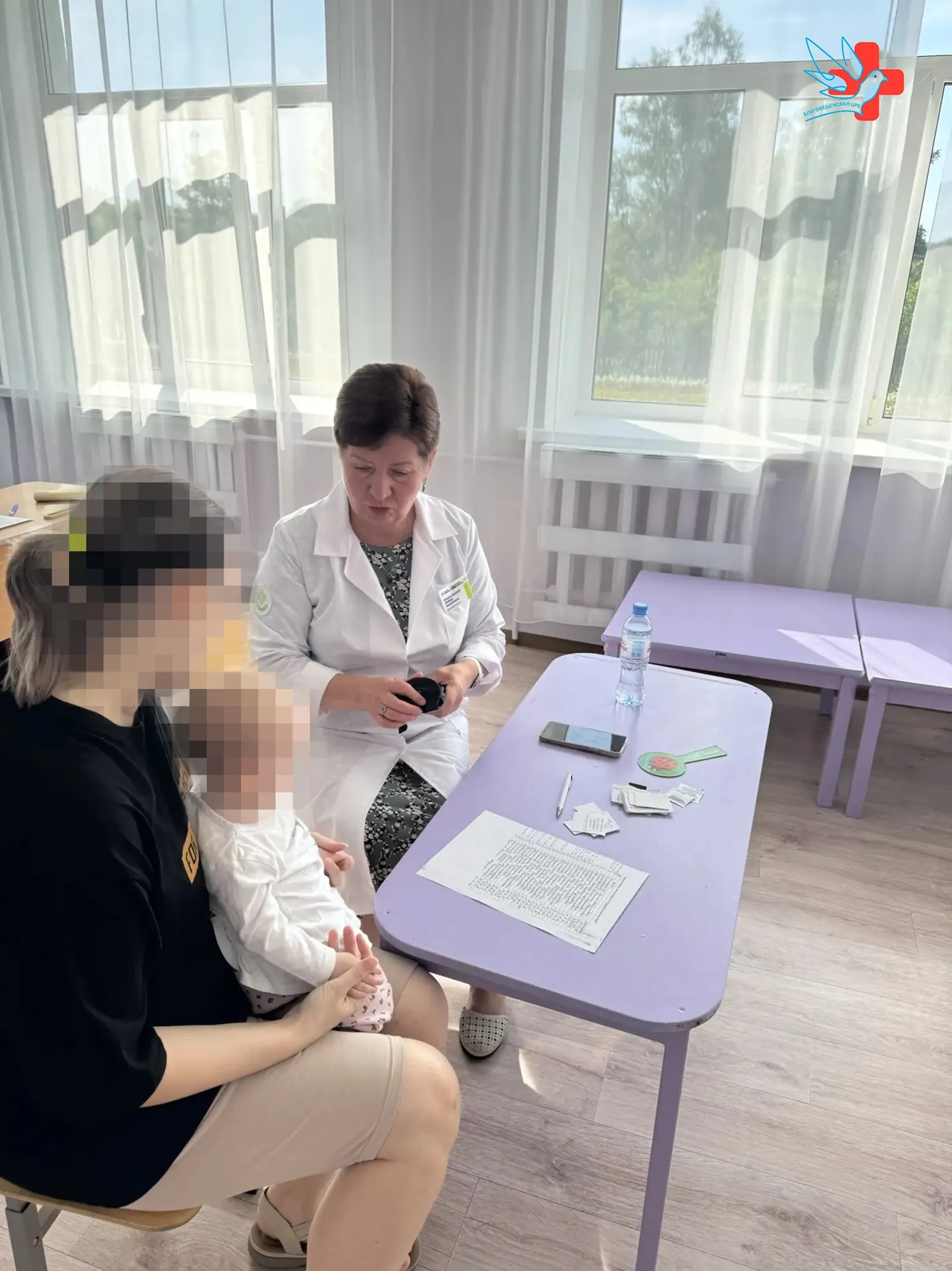 В Благовещенской больнице провели выездной осмотр жителей отдаленных сел