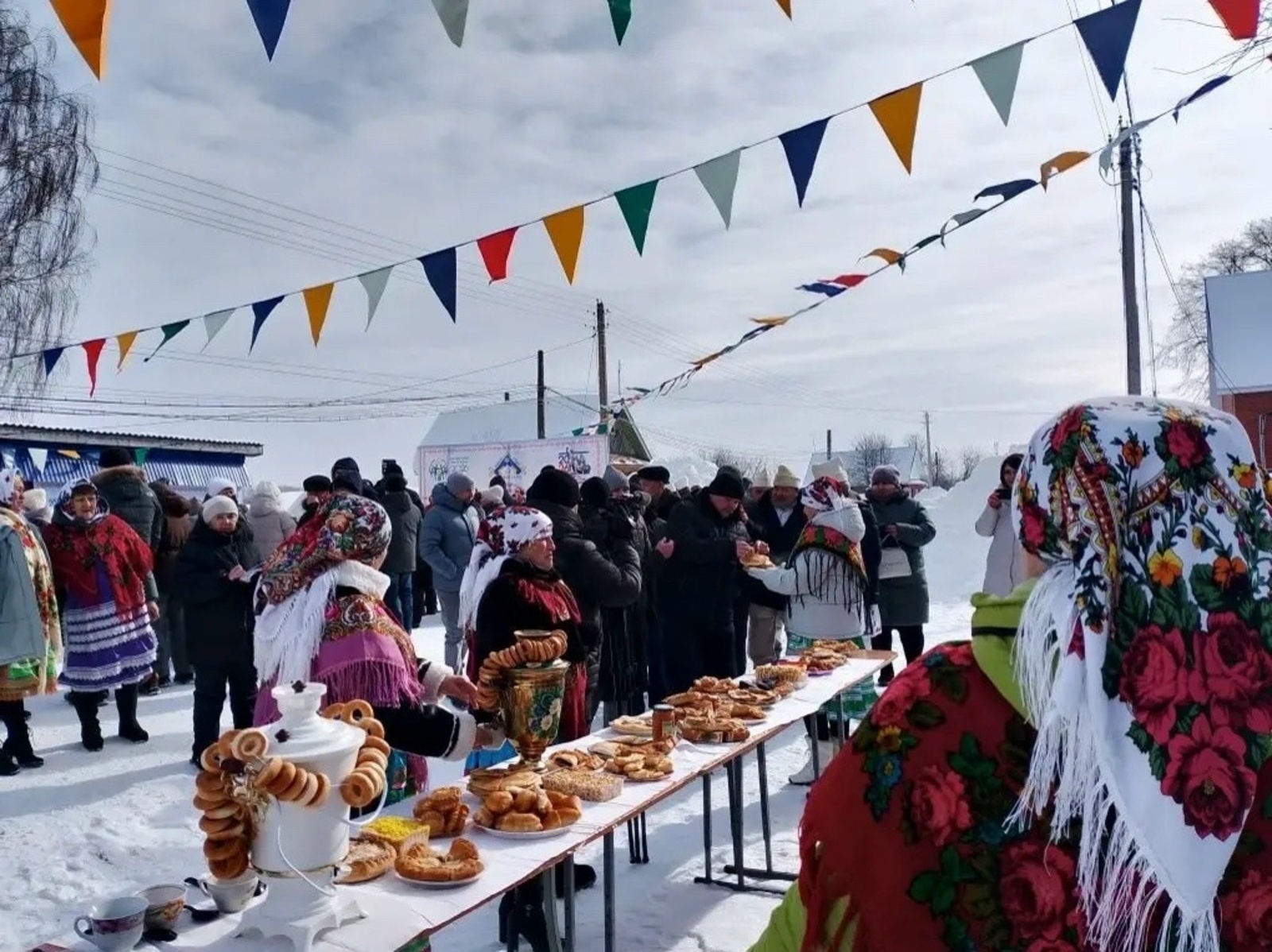 В Калтасинском районе прошёл обрядовый праздник Ӱярня (Масленица)