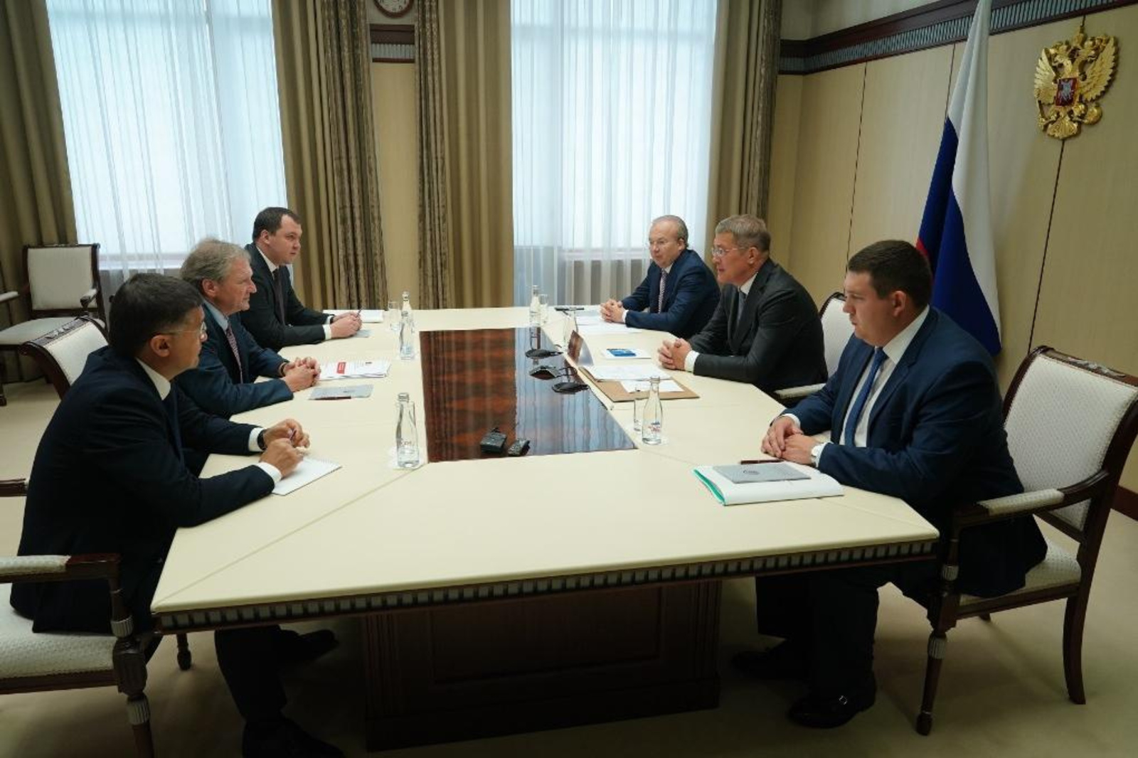 В Уфе Радий Хабиров обсудил с Борисом Титовым вопросы поддержки предпринимательства