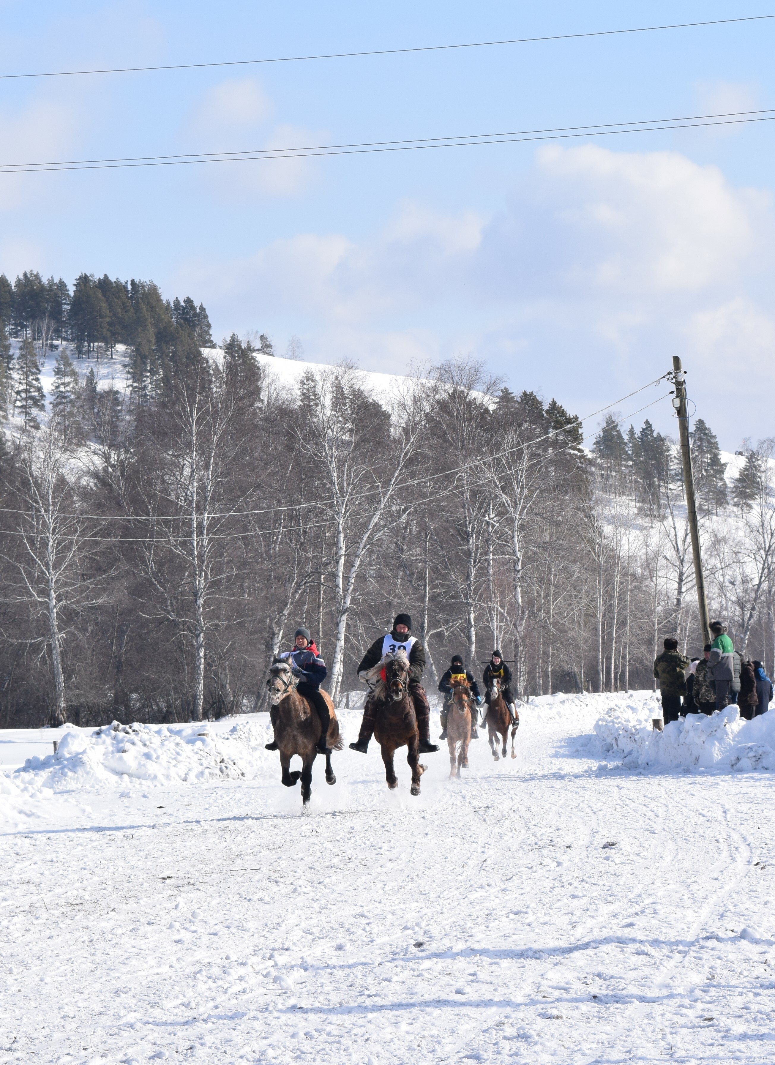 В Бурзянском районе прошли конно-саночные соревнования