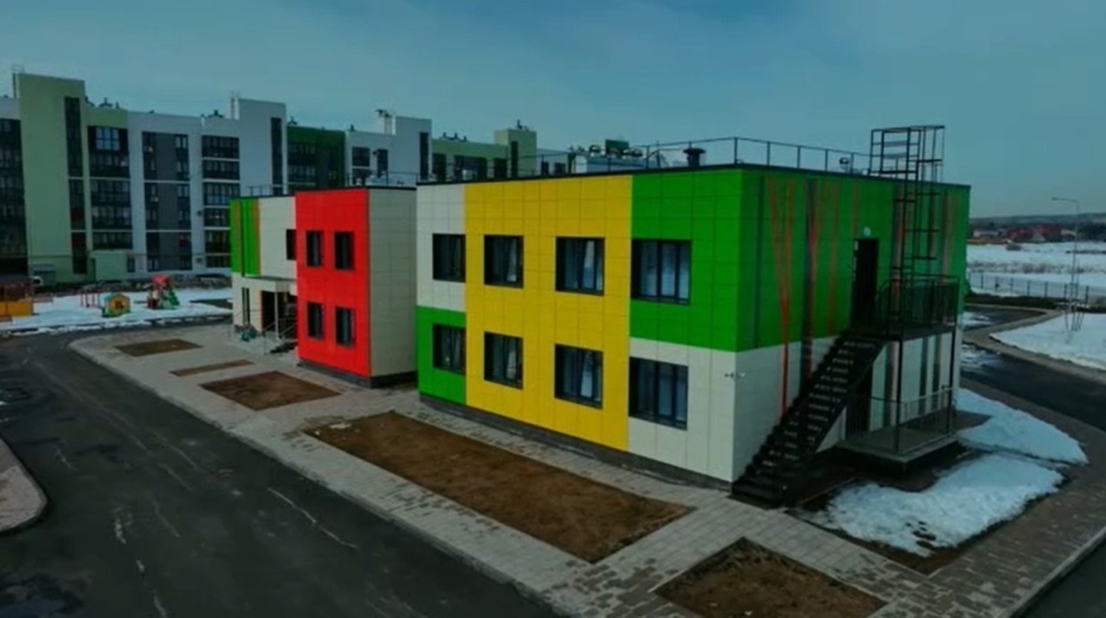 В микрорайоне Уфы открыли новый детский сад