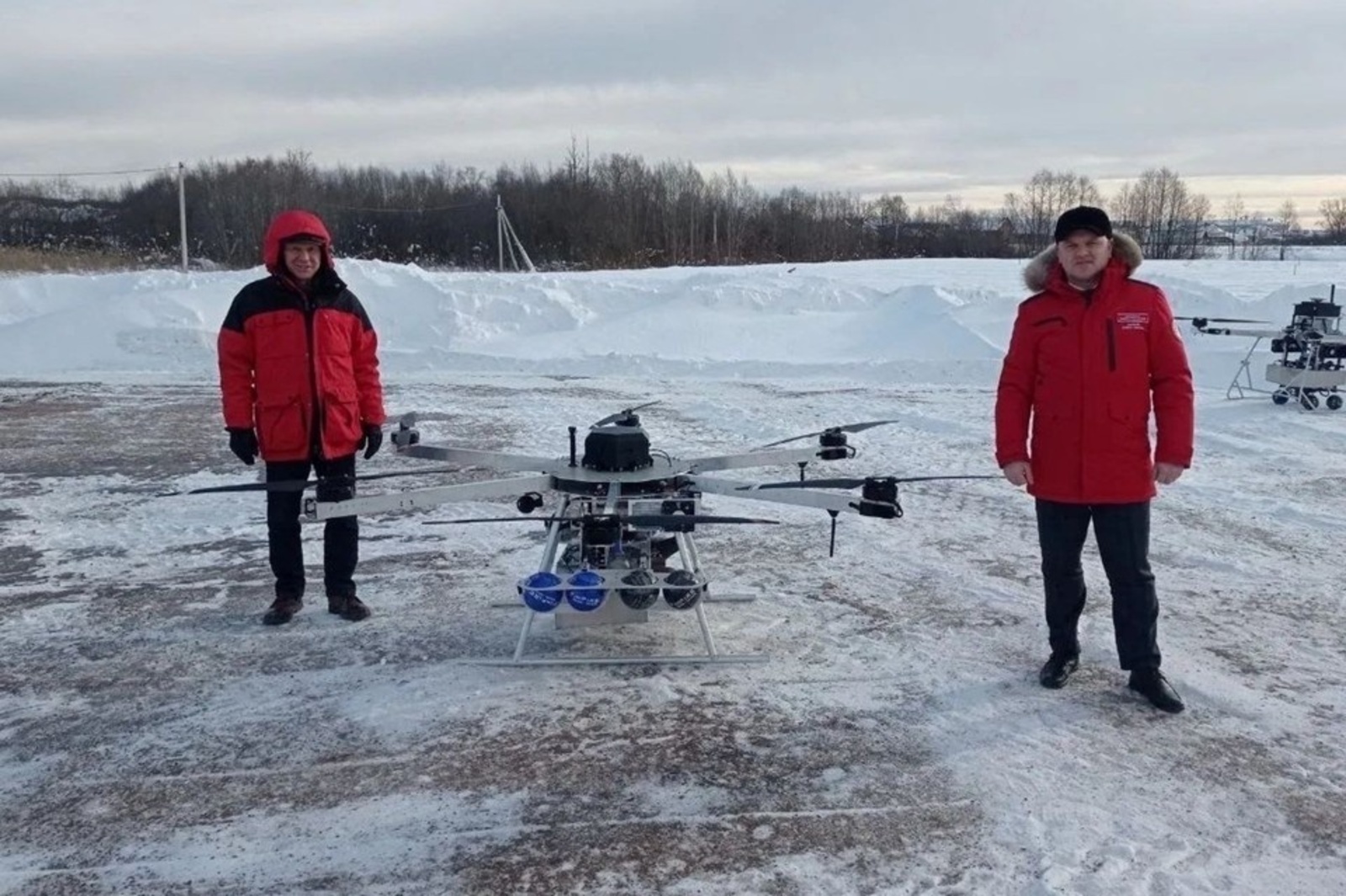 В Башкортостане протестировали противопожарный беспилотный летательный аппарат