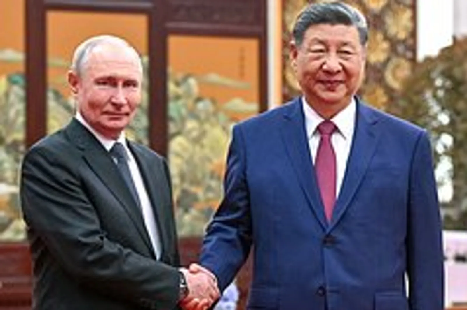 Путин и Си Цзиньпин встретились за чаем