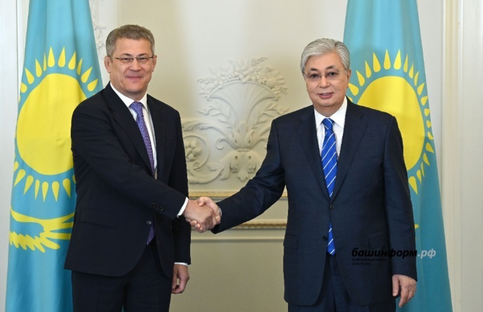 Радий Хабиров в Санкт-Петербурге провел встречу с президентом Казахстана Касым-Жомартом Токаевым