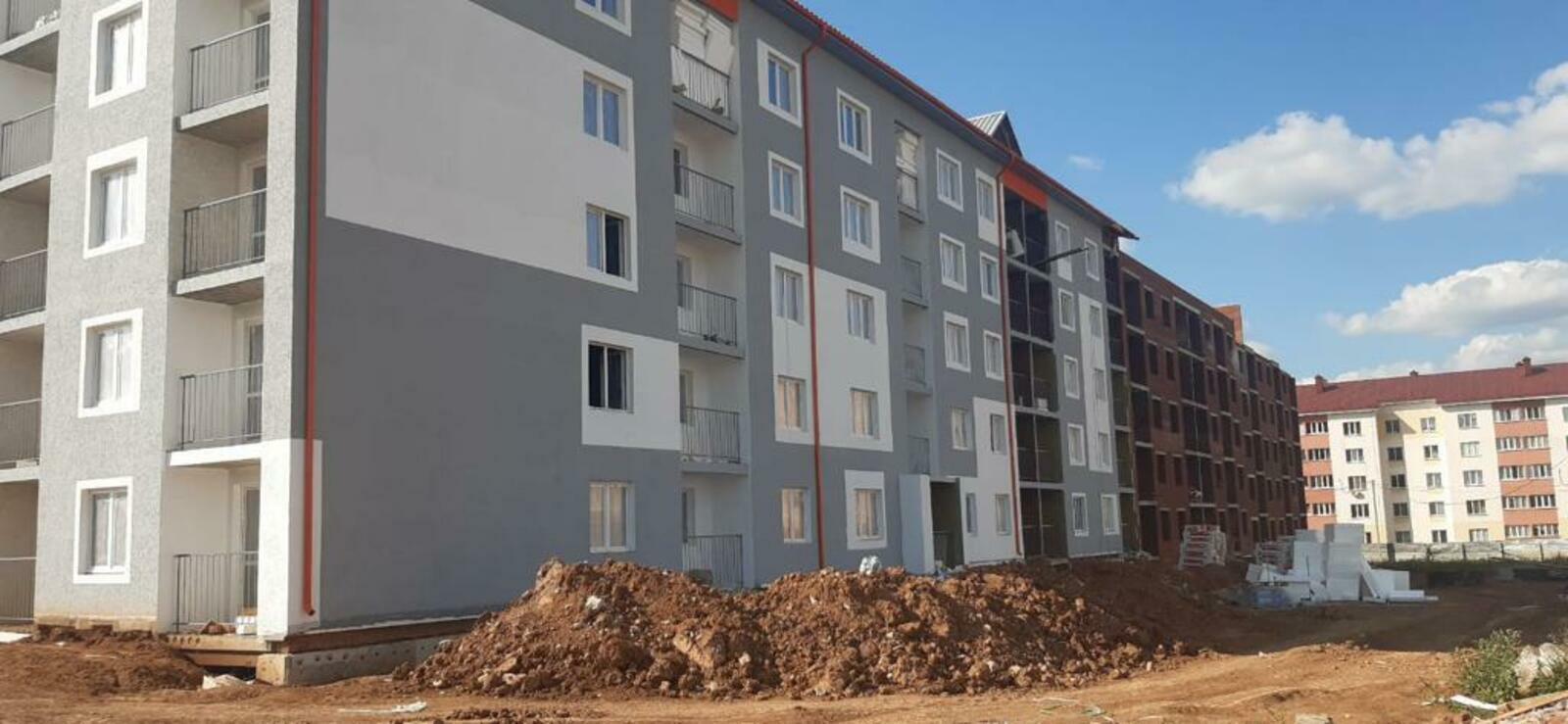 В г. Дюртюли Республики Башкортостан завершается строительство дома для переселения семей из аварийного жилья