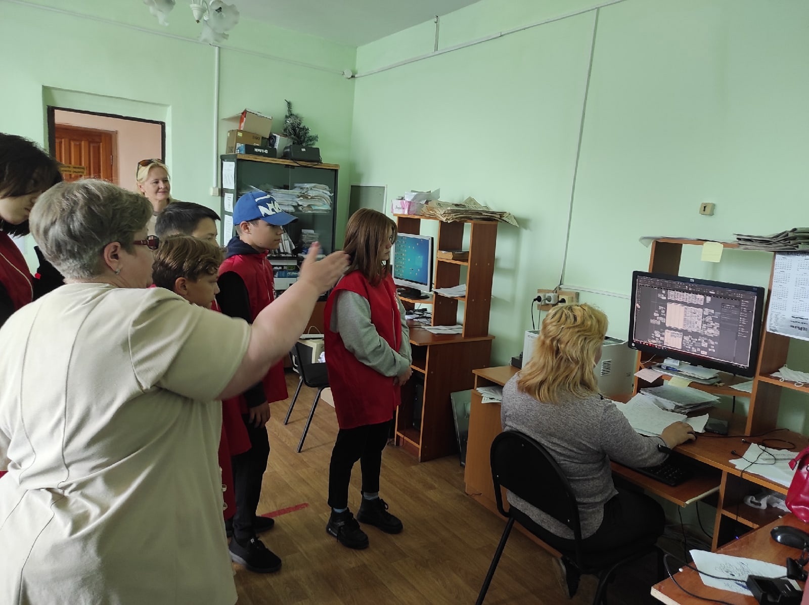В рамках профориентационной работы волонтеры Калтасинского района посетили редакцию газеты