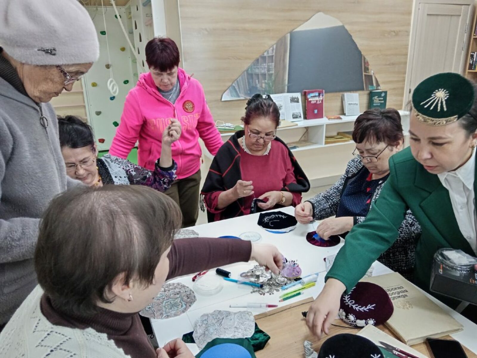 В Ишимбайском районе состоялся мастер-класс по изготовлению башкирской тюбетейки