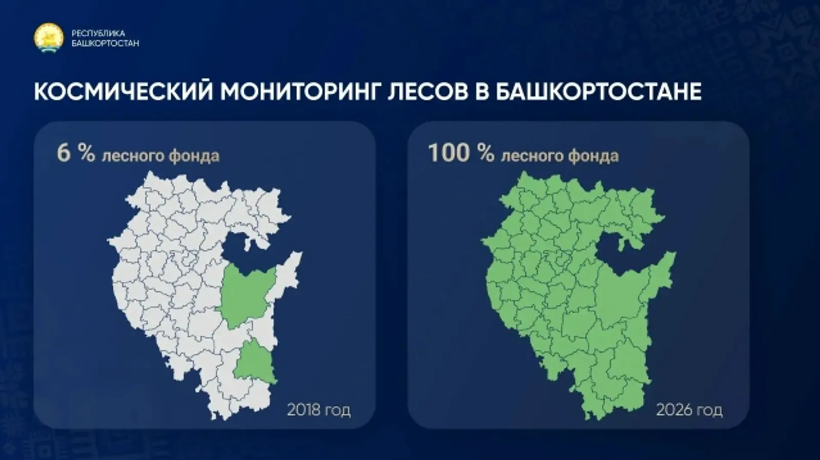 Весь лес в Башкирии находится под космическим контролем