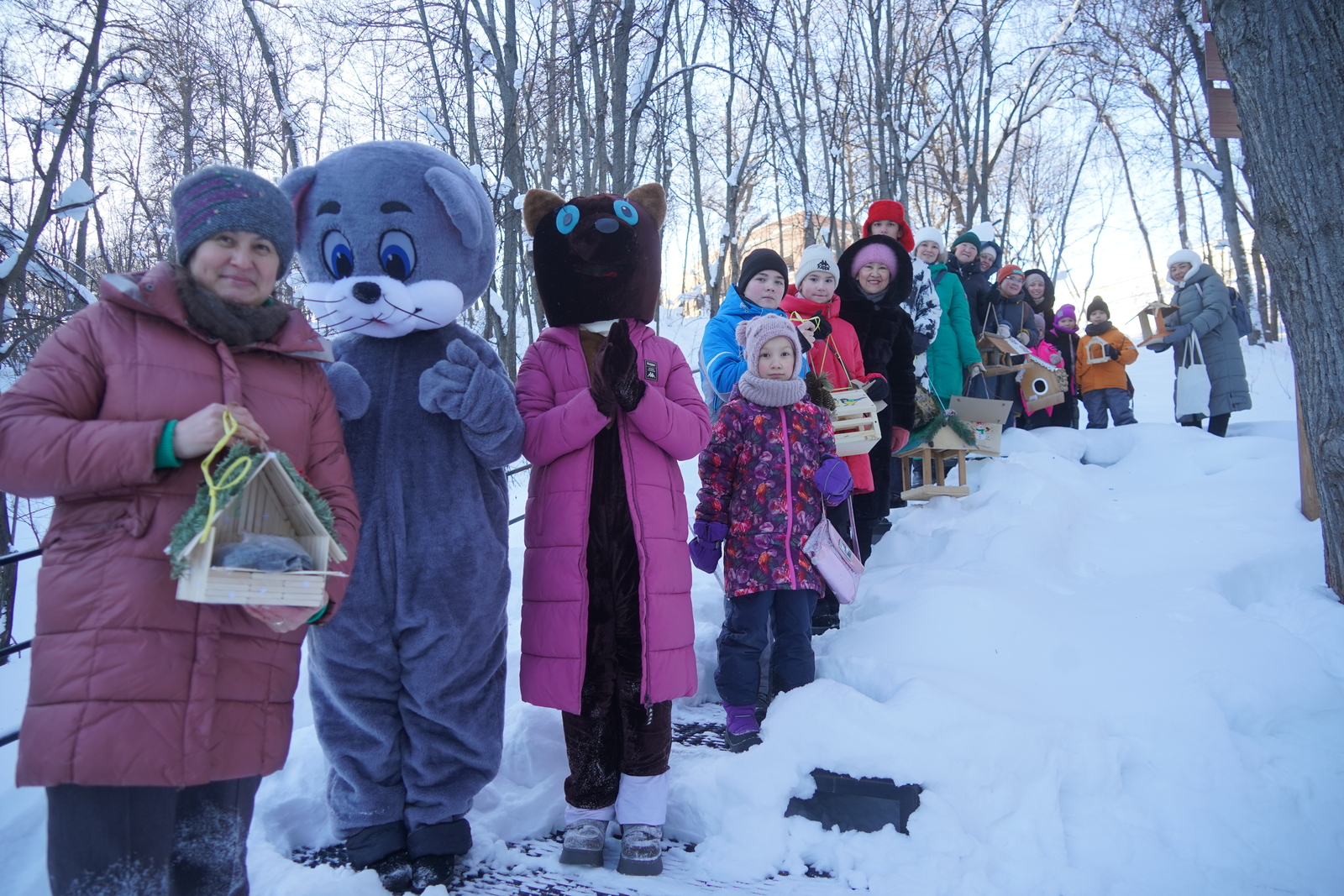 На Караидельской тропе «Уфимского ожерелья» открылась «Птичья столовая»