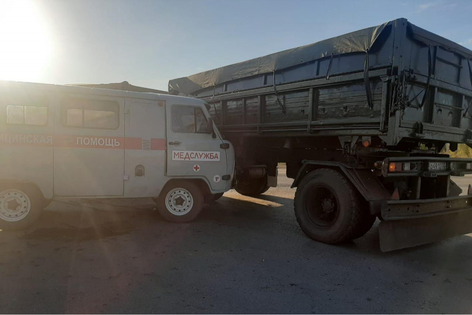 В Башкирии машина скорой помощи столкнулась с грузовиком: пострадали 9 человек